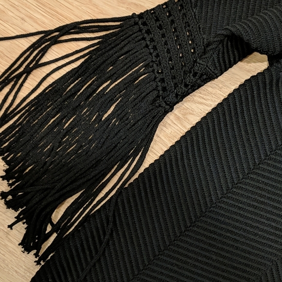 Yoana Baraschi New Sweater Fringe Sleeve Jacket - Picture 5 of 9